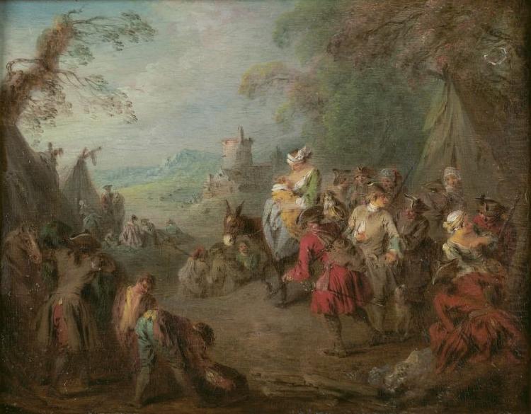 Encampment, Jean-Baptiste Pater